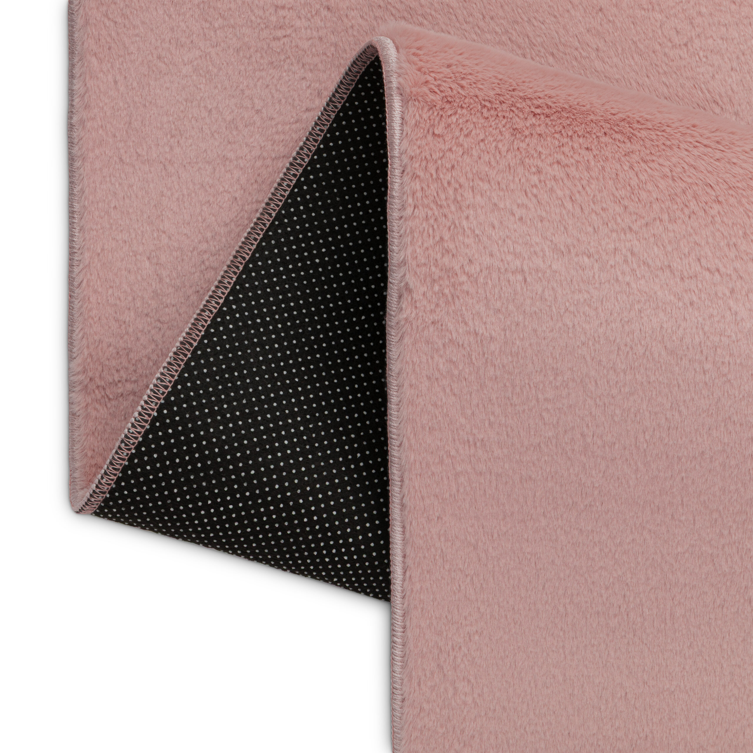 Teppich Lumi Quadratisch Rosa Rutschfest