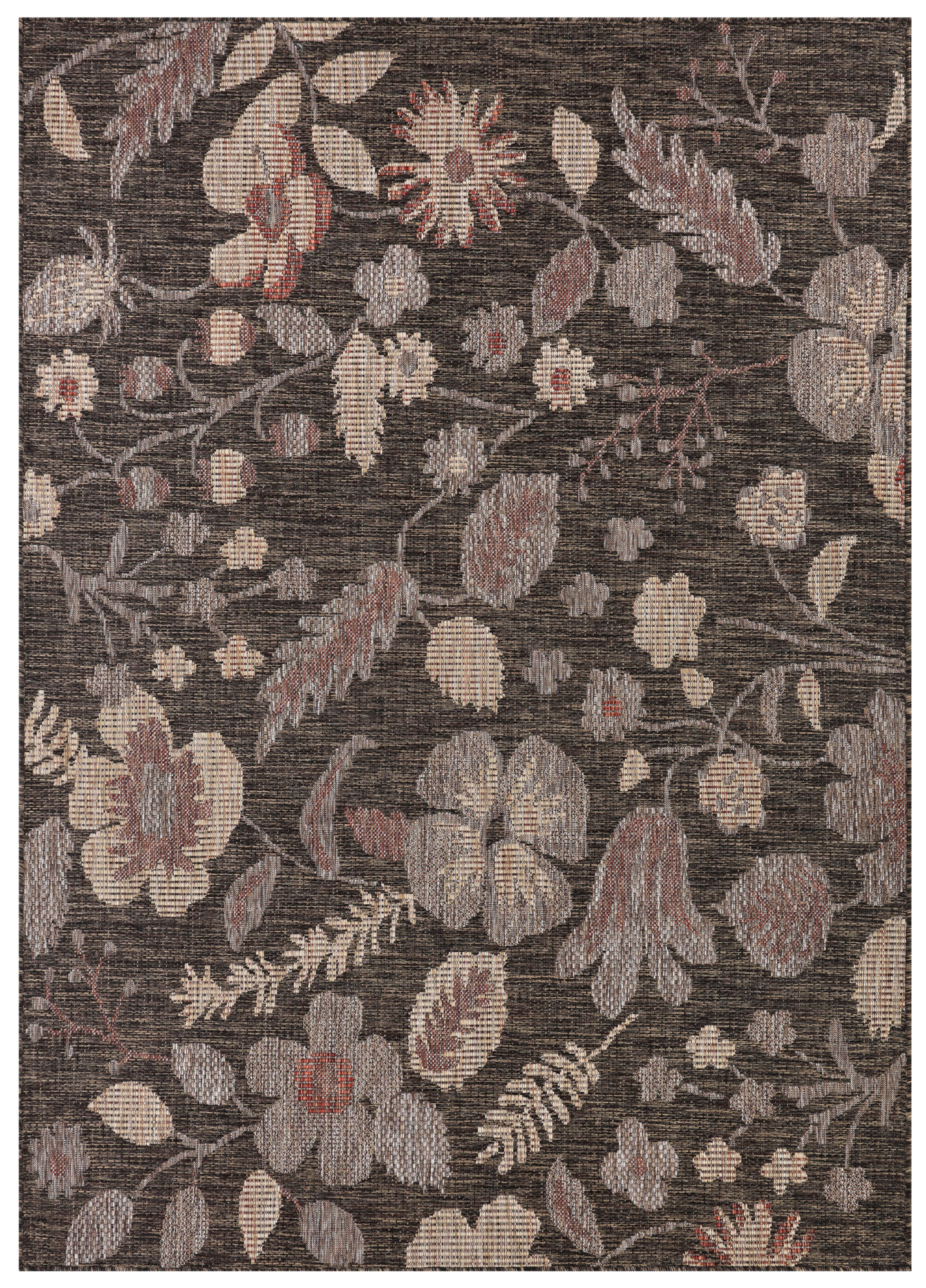 Teppich Outdoor Melissa Braun Blumen