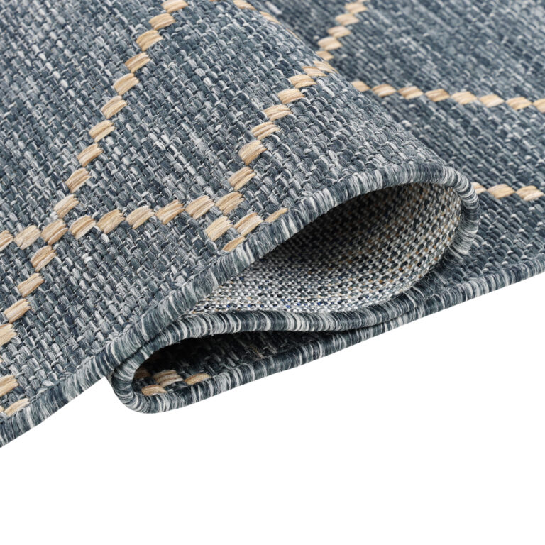Teppich Outdoor Melissa Blau Geometrisch