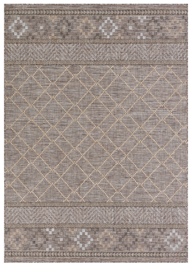 Teppich Outdoor Melissa Braun Geometrisch