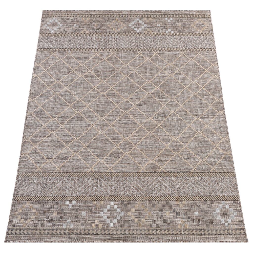 Teppich Outdoor Melissa Braun Geometrisch
