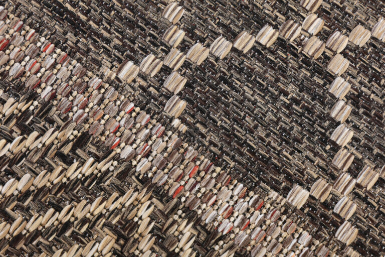 Teppich Outdoor Melissa Dunkelbraun Geometrisch