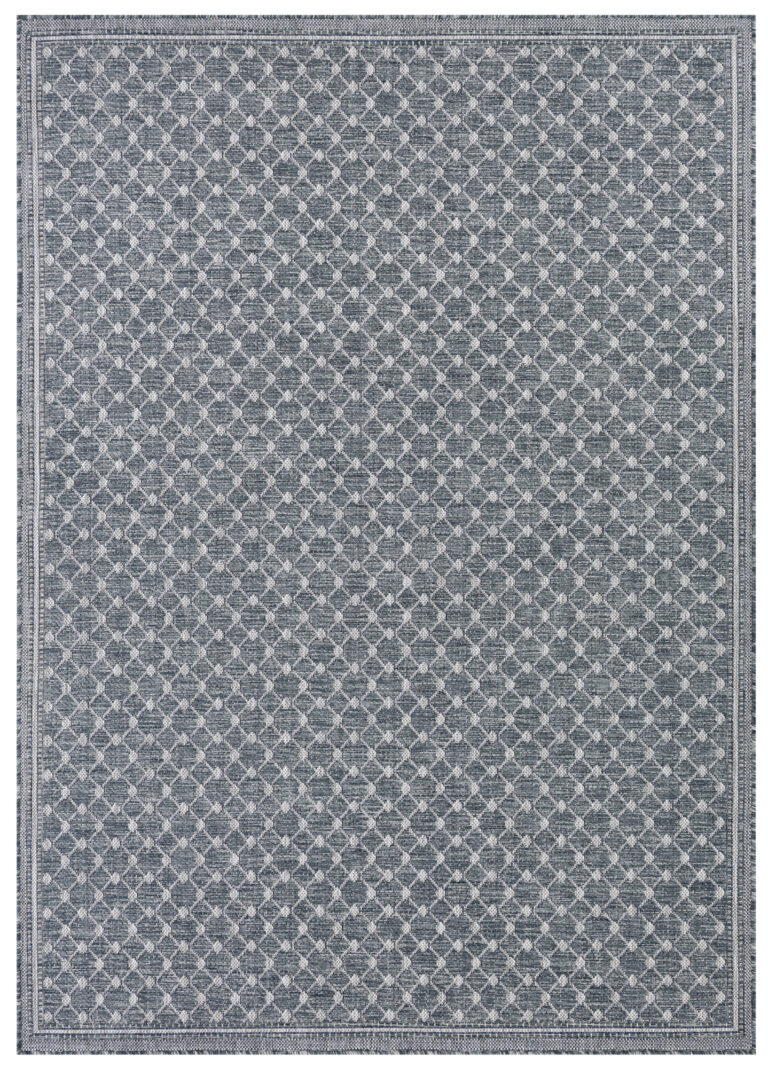 Teppich Outdoor Melissa Blau Rauten
