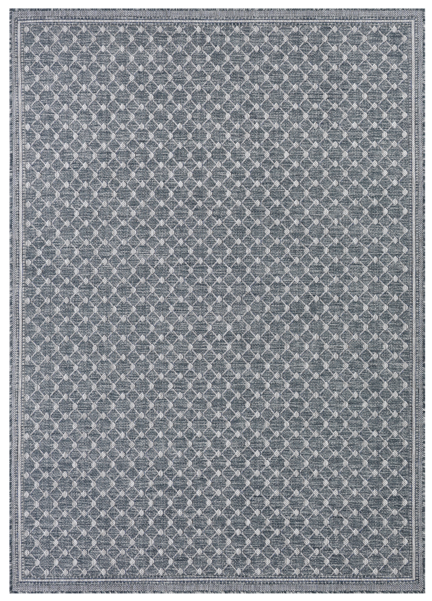 Teppich Outdoor Melissa Blau Rauten