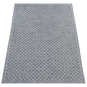 Teppich Outdoor Melissa Blau Rauten