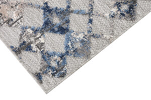 Teppich Outdoor Patio Grau Geometrisch