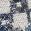 Teppich Outdoor Patio Grau Geometrisch