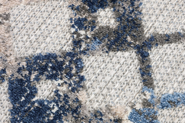 Teppich Outdoor Patio Grau Geometrisch