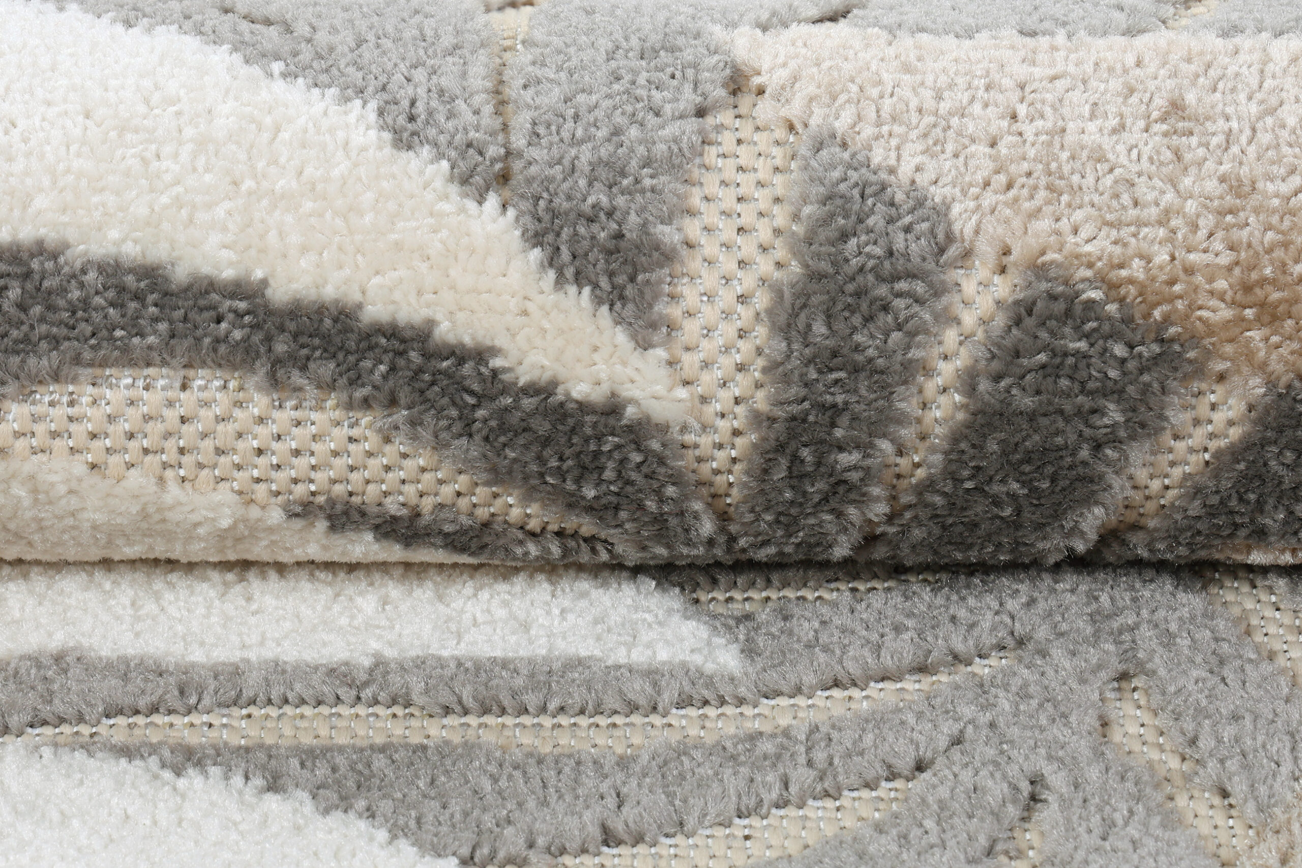 Teppich Outdoor Patio Beige Blätter