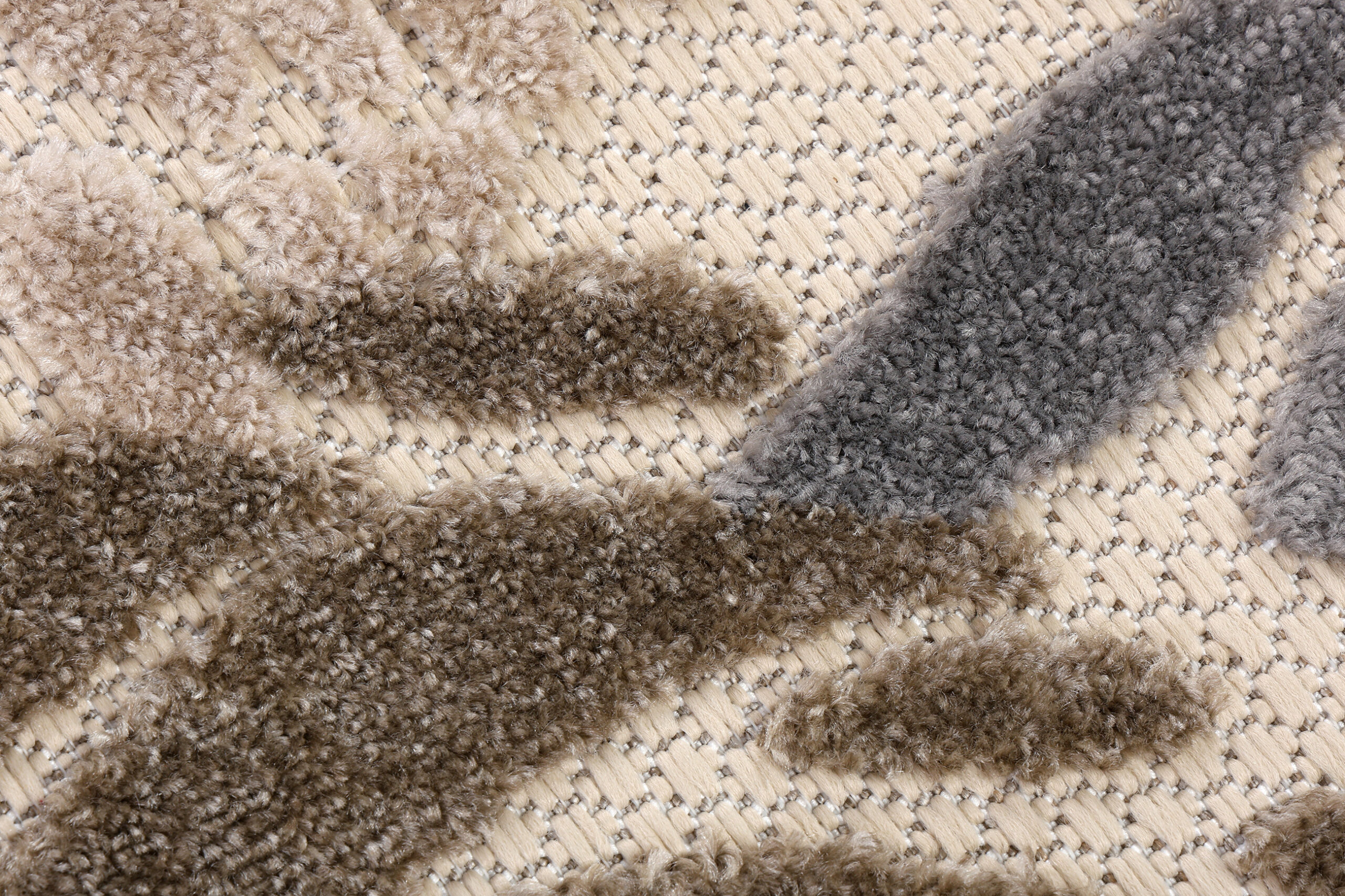 Teppich Outdoor Patio Beige Blumen