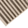 Teppich Outdoor Patio Beige Creme Linien