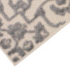 Teppich Outdoor Patio Creme Grau Ornamente