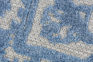 Teppich Outdoor Patio Blau Ornamente