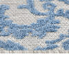 Teppich Outdoor Patio Blau Ornamente
