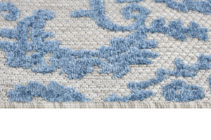 Teppich Outdoor Patio Blau Ornamente