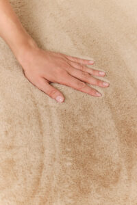 Teppich Lumi Quadratisch Beige Rutschfest