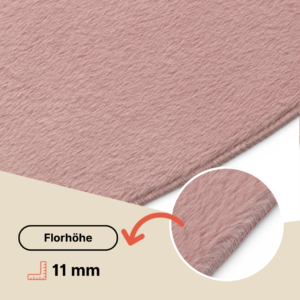 Teppich Lumi Rund Creme Rutschfest