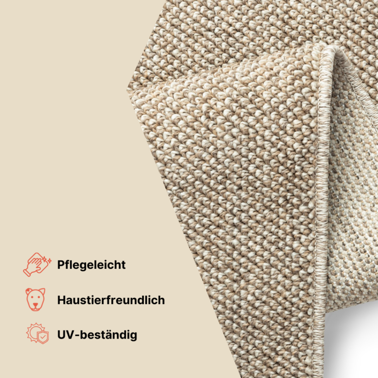 Outdoor Teppich Calma Braun