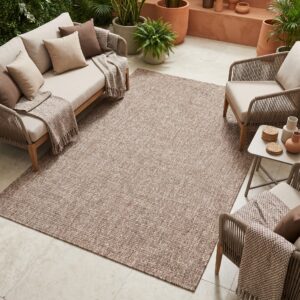 Teppich Outdoor Verano Braun