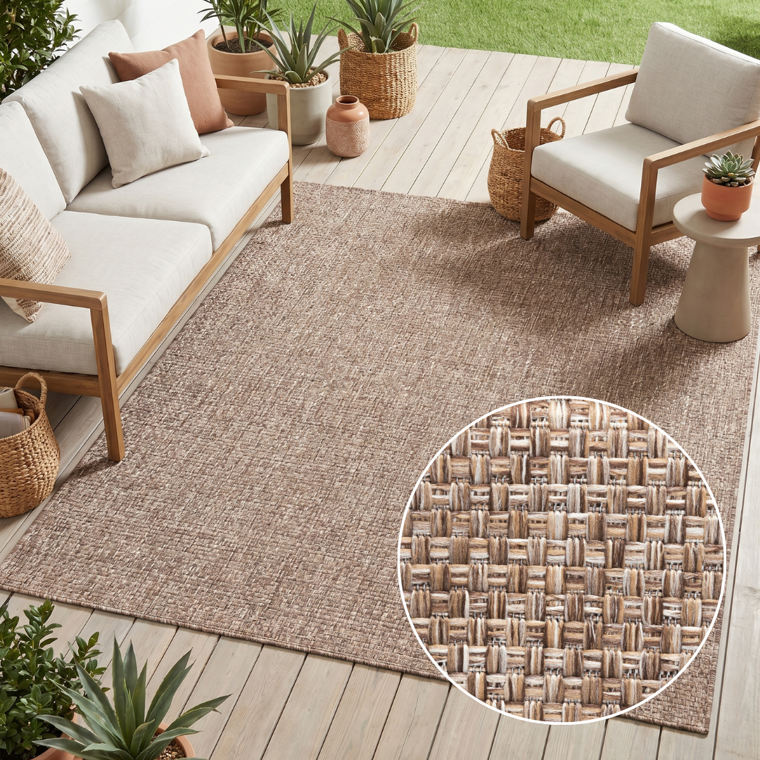Teppich Outdoor Verano Braun
