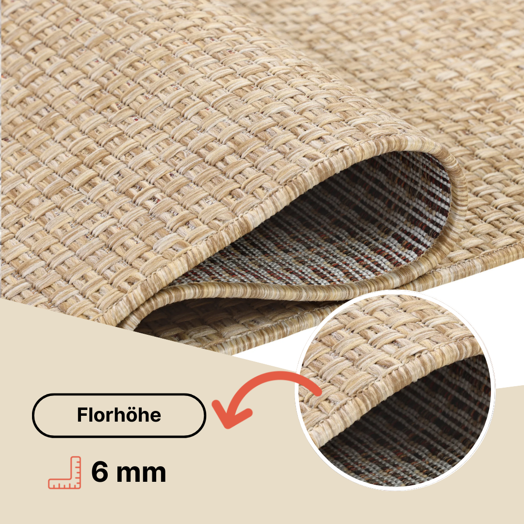 Teppich Outdoor Verano Braun