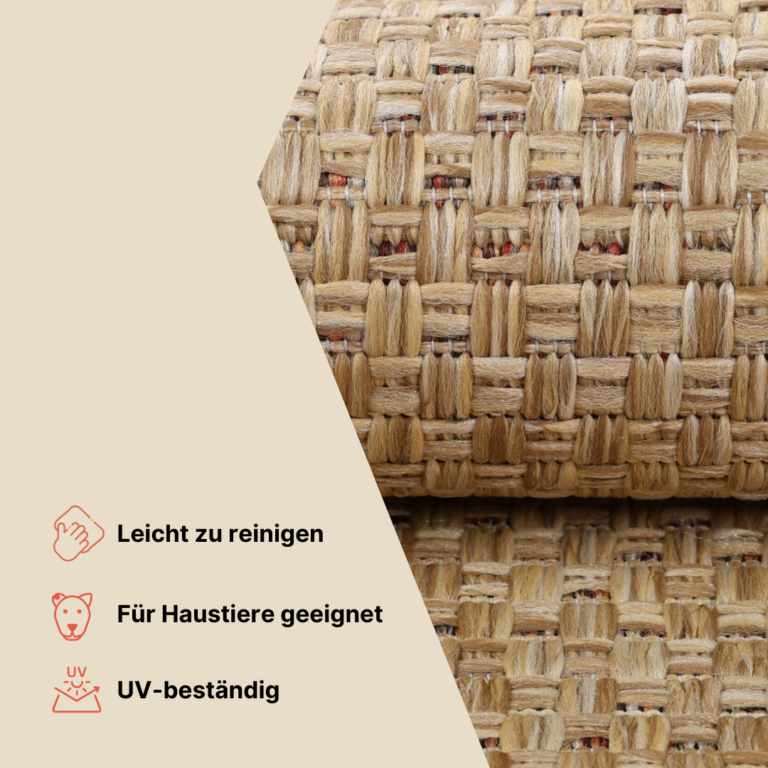 Teppich Outdoor Verano Braun