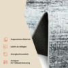 Teppich Venezia Abstrakt Modern Blau Grau Rutschfest