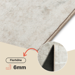 Teppich Venezia Abstrakt Geometrisch Braun Beige Rutschfest
