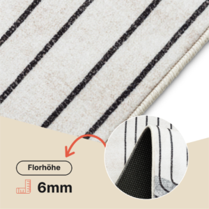 Teppich Venezia Modern Abstrakt Orange Beige Rutschfest