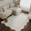 Teppich Terra Creme Welle Unregelmäßige Form