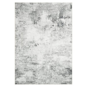 Teppich Bari Abstrakt Dunkelgrau Creme Rutschfest