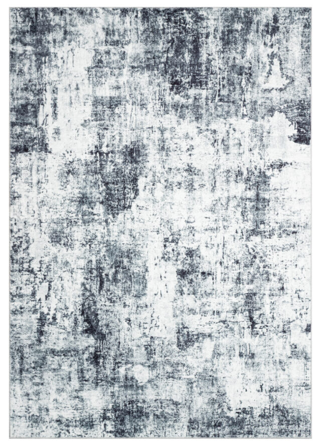 Teppich Bari Abstraktes Design Blau Rutschfest