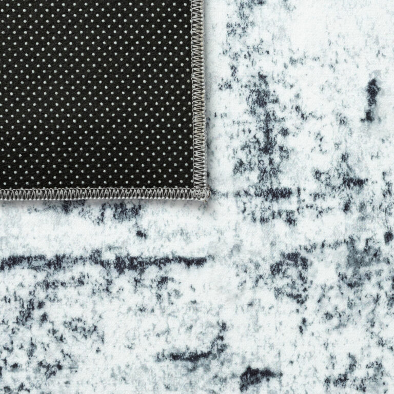 Teppich Bari Abstraktes Design Blau Rutschfest