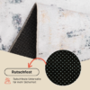 Teppich Ash Weiß Grau Beige Rutschfest