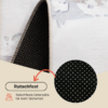 Teppich Ash Beige Creme Rutschfest