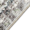 Teppich Ispahan Grau Blumen Rutschfest