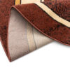 Teppich Atlas Rund Braun Beige Abstrakt Rahmen