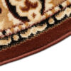 Teppich Atlas Oval Braun Beige Traditionell Medaillon