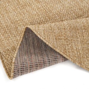 Outdoor-Teppich Yucana Rund Beige