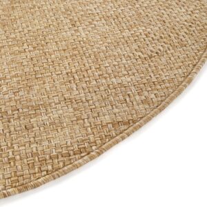 Outdoor-Teppich Yucana Rund Beige