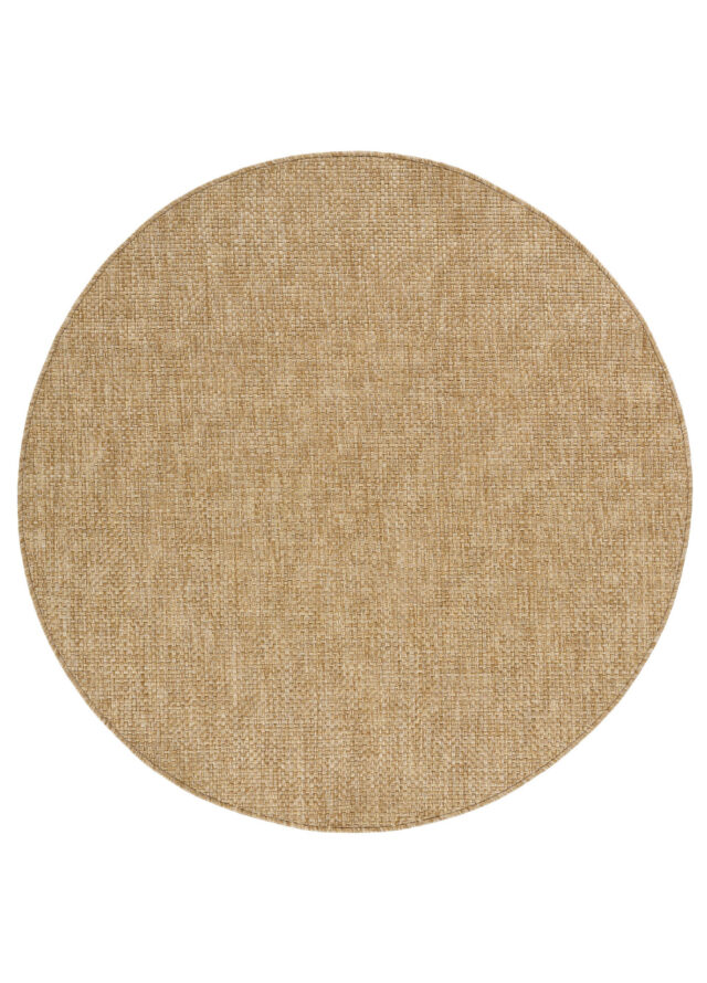 Outdoor-Teppich Yucana Rund Beige