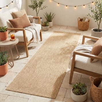 Teppichläufer Yucana Beige Indoor Outdoor