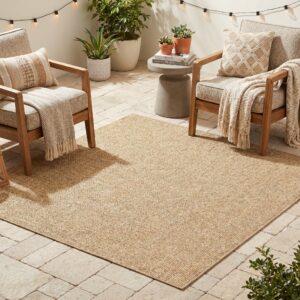 Outdoor-Teppich Yucana Quadratisch Beige