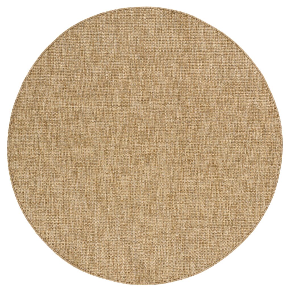 Outdoor-Teppich Yucana Rund Beige