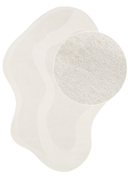 Teppich Terra Creme Unregelmäßige Form