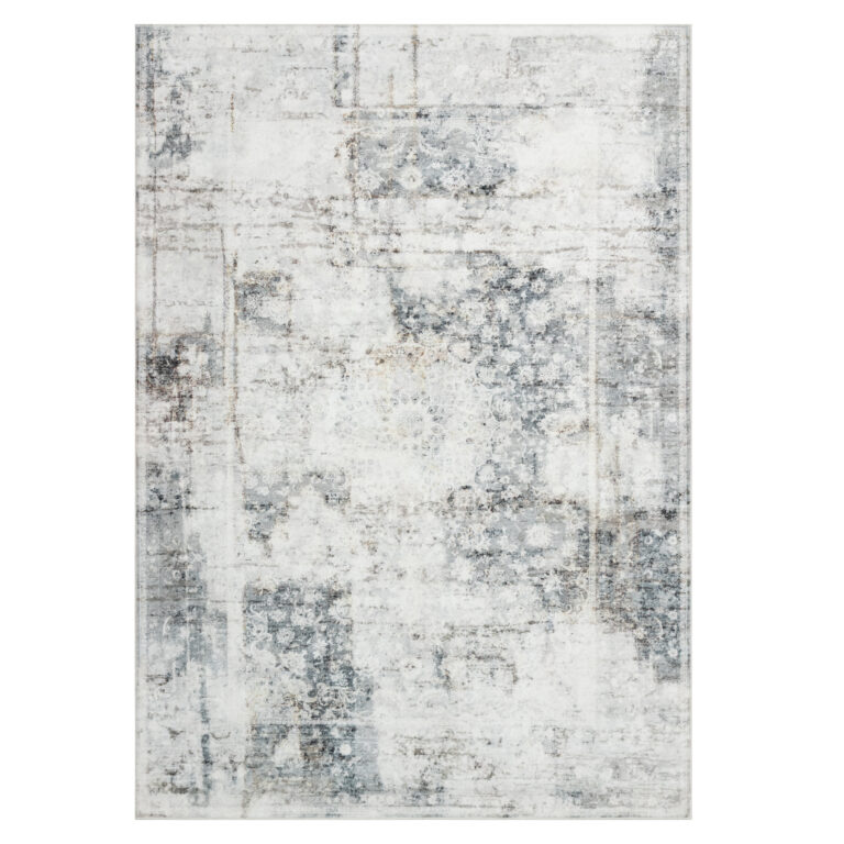 Teppich Venezia Abstraktes Muster Grau Blau Beige Rutschfest