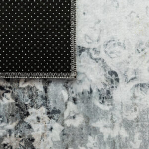 Teppich Venezia Abstraktes Muster Grau Blau Beige Rutschfest