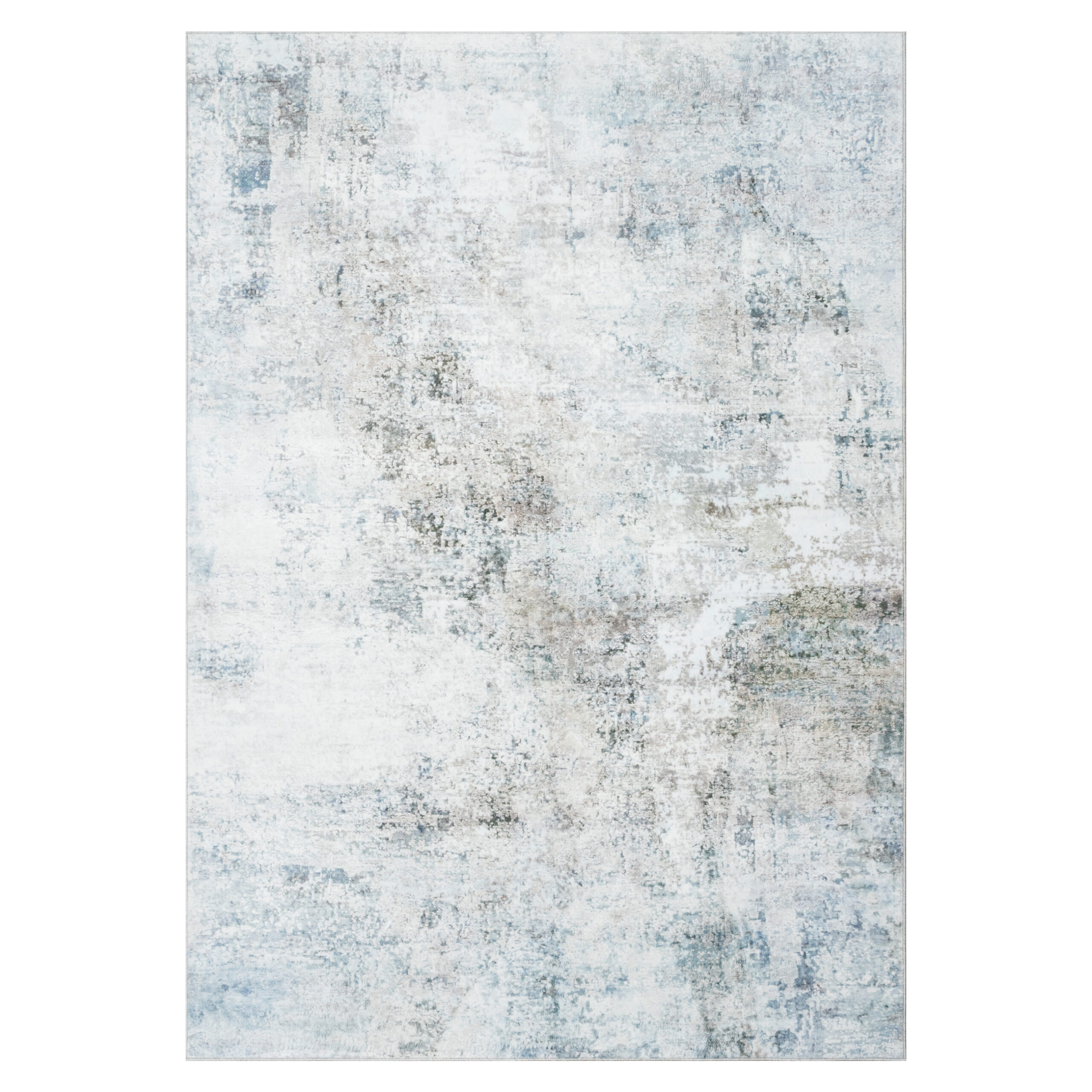 Teppich Venezia Modern Abstrakt Blau Grau Rutschfest