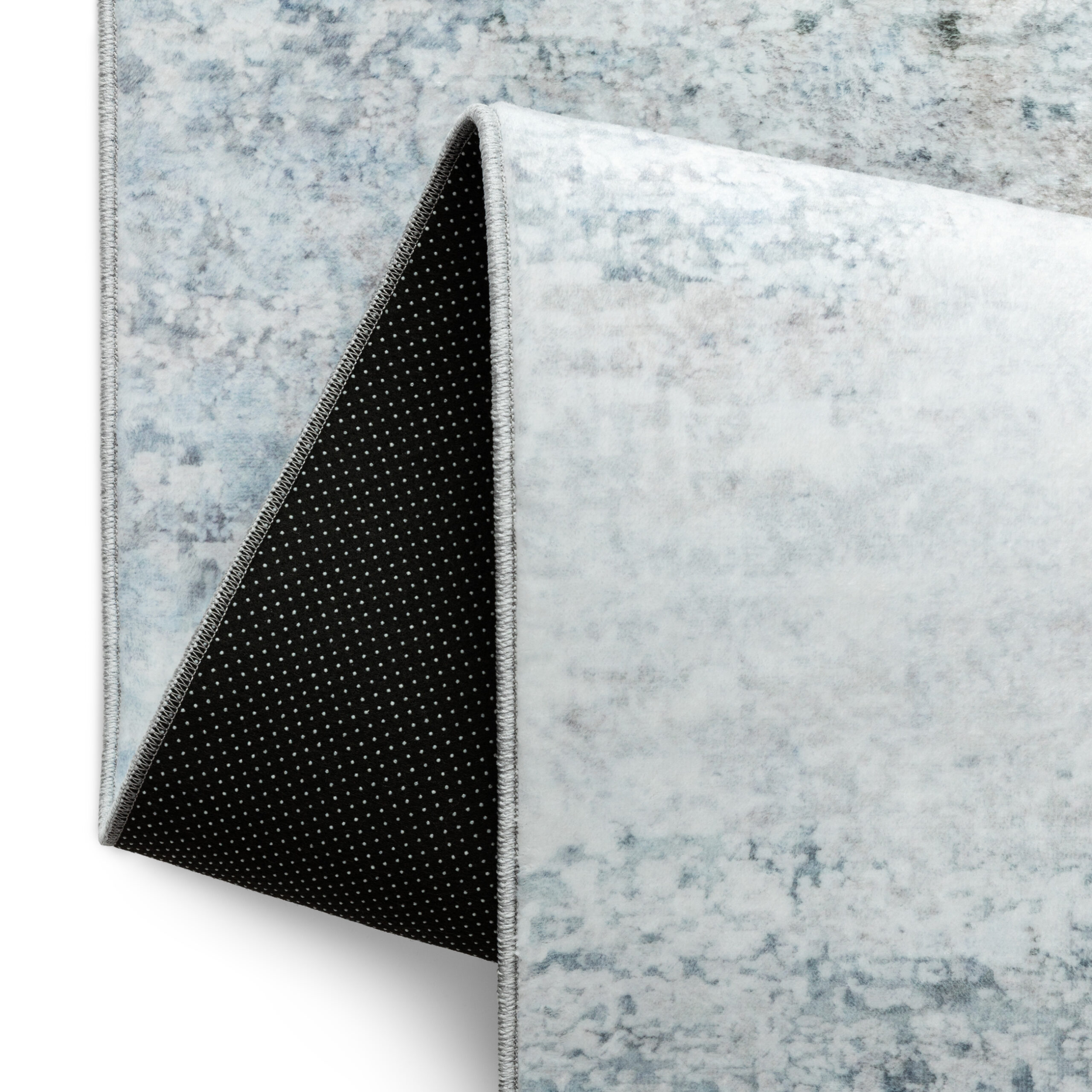Teppich Venezia Modern Abstrakt Blau Grau Rutschfest