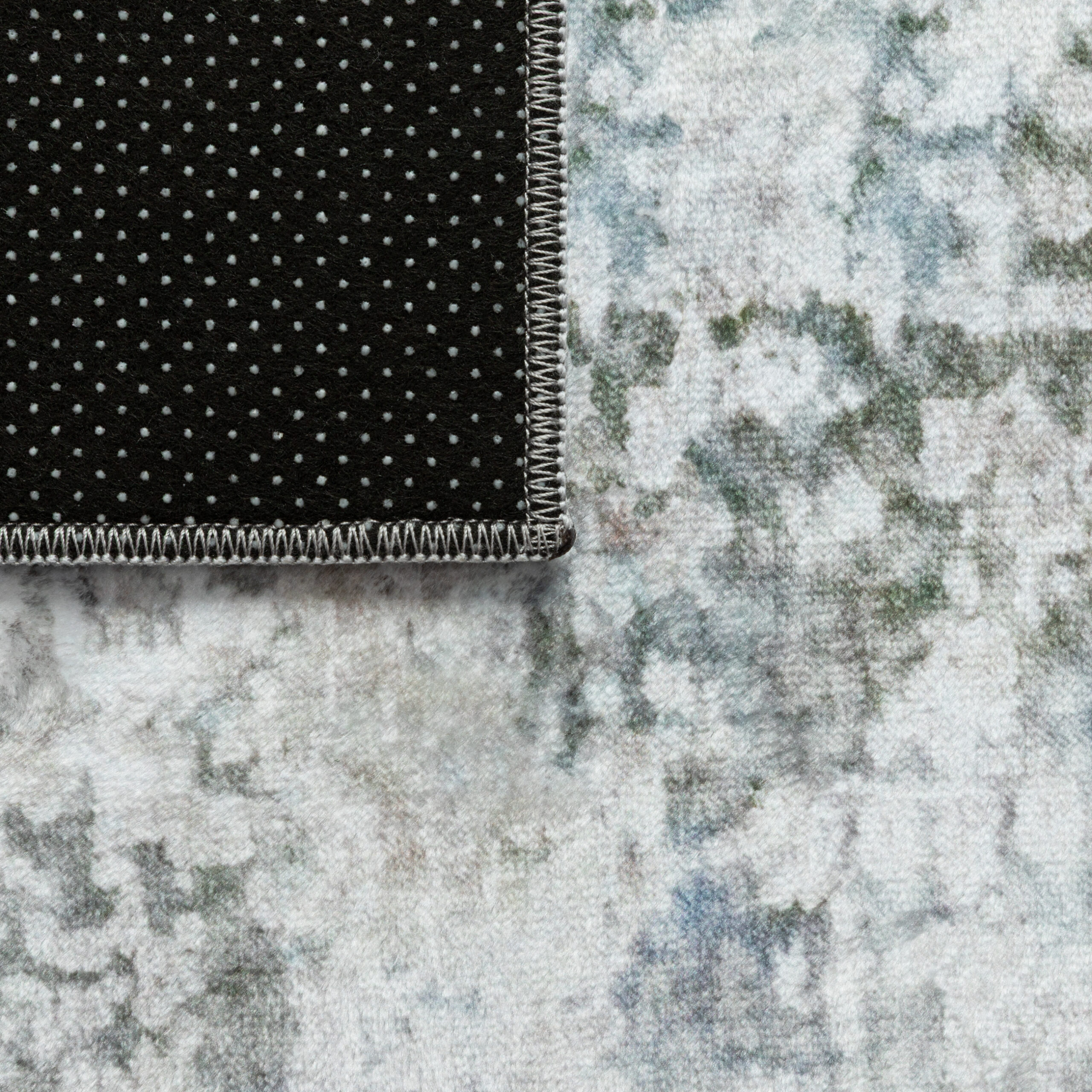 Teppich Venezia Modern Abstrakt Blau Grau Rutschfest